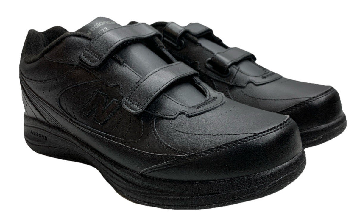 New Balance Men's Sneakers & Athletic Shoes Hook and Loop 577 Black Size 12E