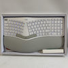 Nulea Ergonomic White 2.4G Wireless/Bluetooth Keyboard RT05 QWERTY Ergonomic