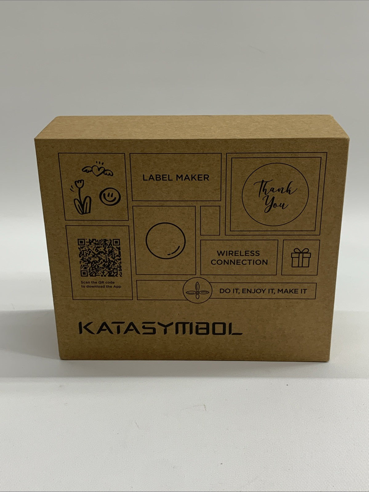 KataSymbol T50M PRO Label Printer Maker Black Includes Label Roll & Power Cable