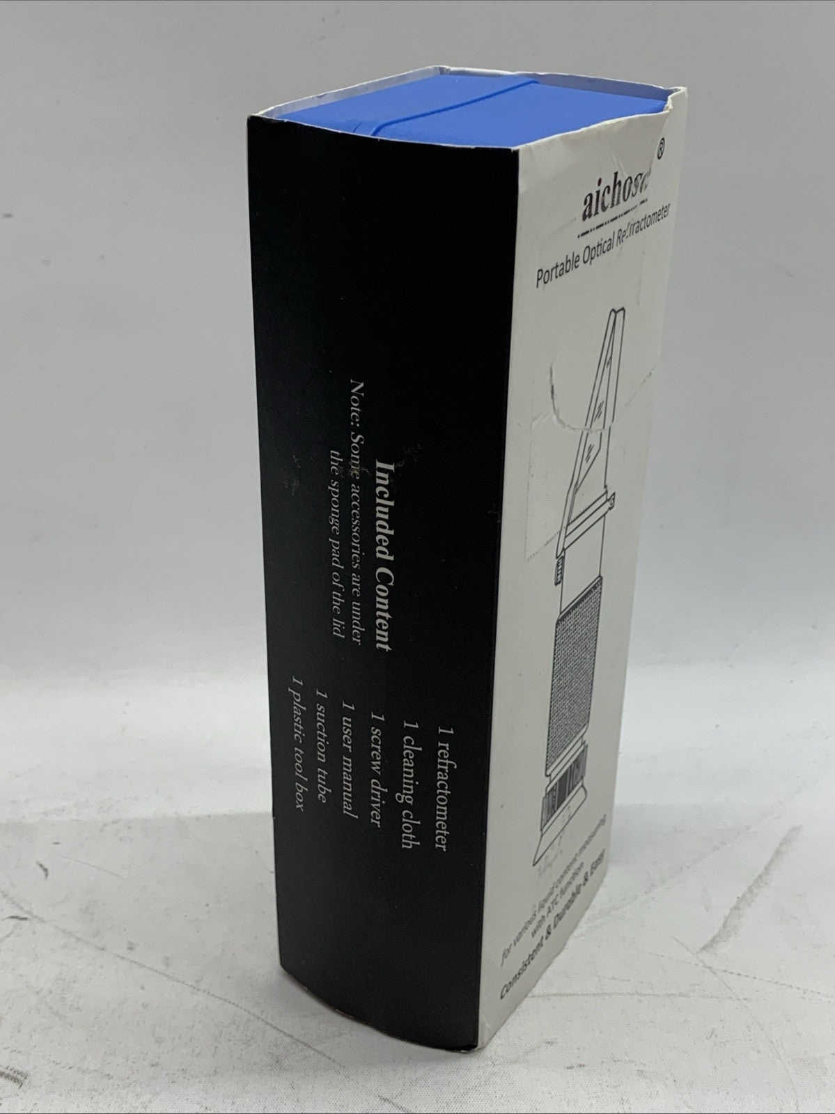 Aichose Portable Optical Honey Refractometer for Honey, Maple Syrup, & Molasses