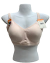 Warners Bra Womens Large Light Beige Wireless Seamless RM3911A-731 Lightly Lined