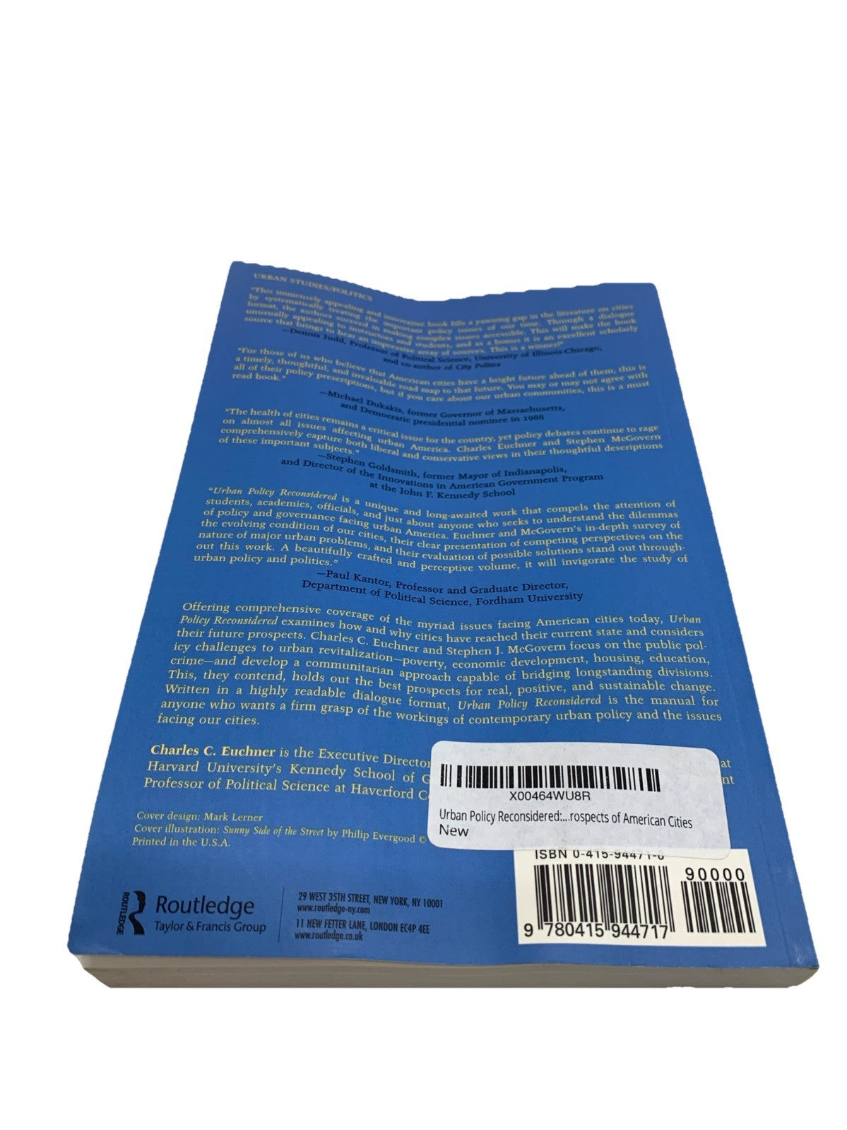Urban Policy Reconsidered : Dialogues on the Problems and Prospects of American