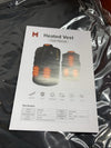 MrawarmHeated Vest 650 Fill Thin Soft XL Black Lightweight for Outdoor Winter