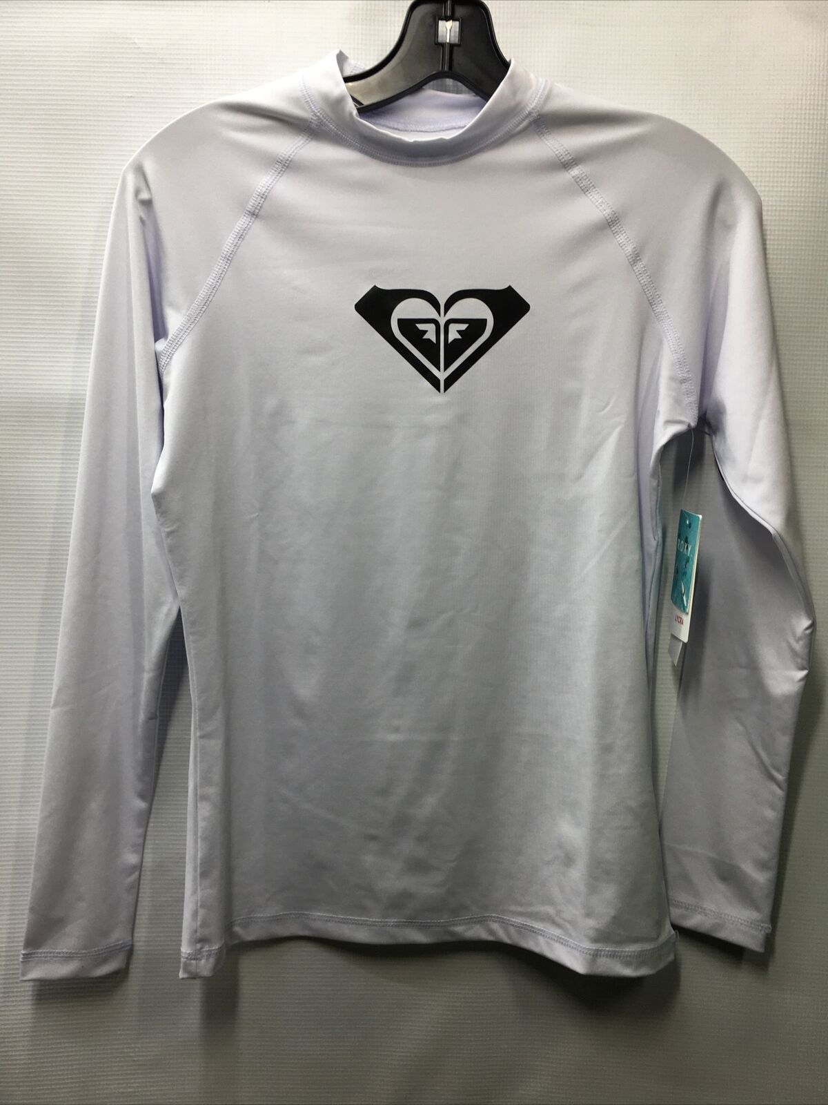 Roxy Girl long Sleeve Shirt Swim Shirt Girls Size M Long Sleeve Swimwear White