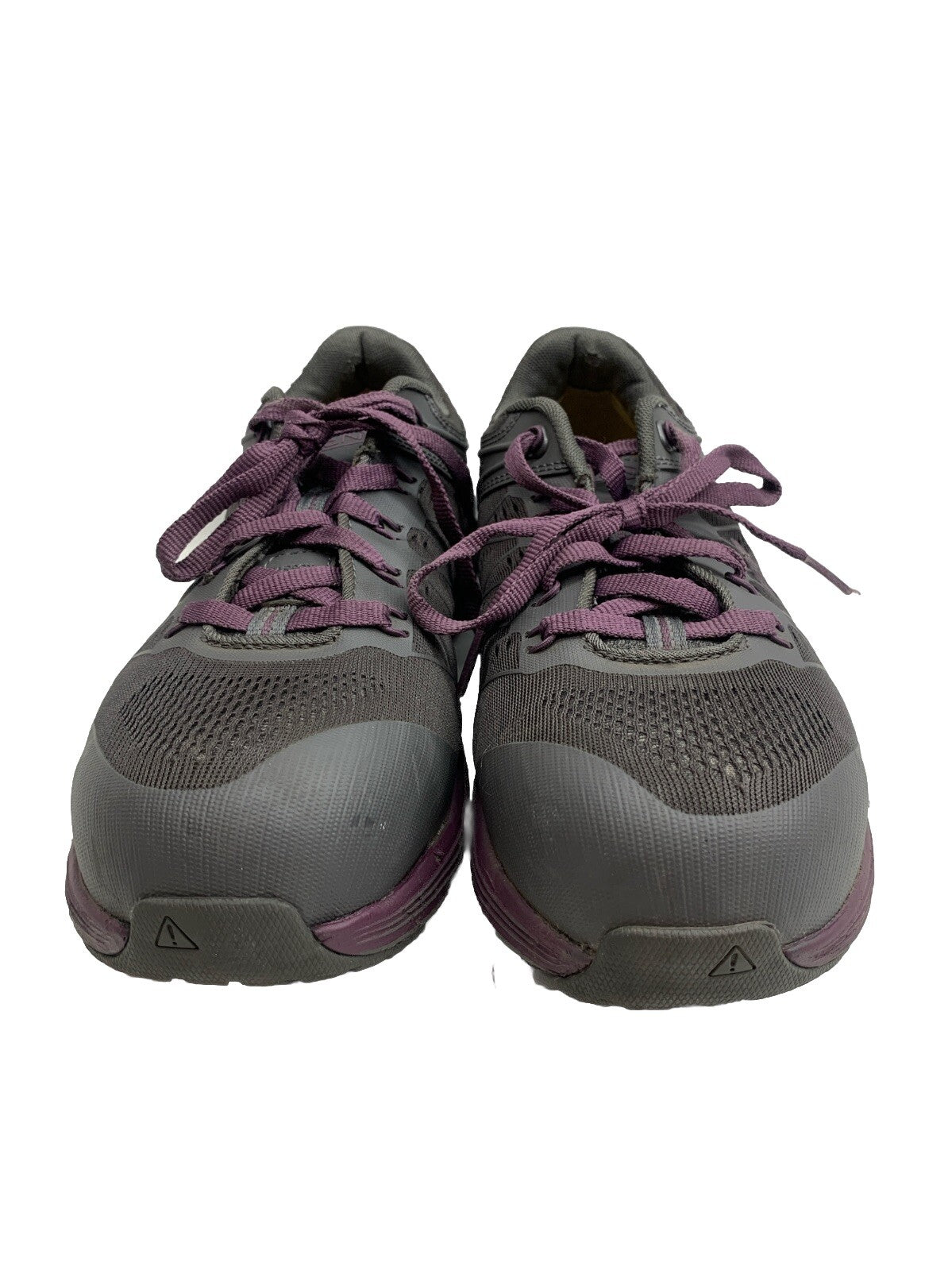 Keen Vista Energy Comp Toe Work Shoes Gray Purple Mesh Lace Up Low Top Size 9w