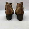 Billabong Tan Take A Walk Began Suede Braided Buckle Zip Up Ankle Boot Size 10
