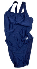 Speedo 252842 Prolt Super Solid Speedo Navy One Piece Swimsuit Size 30 Swimwear
