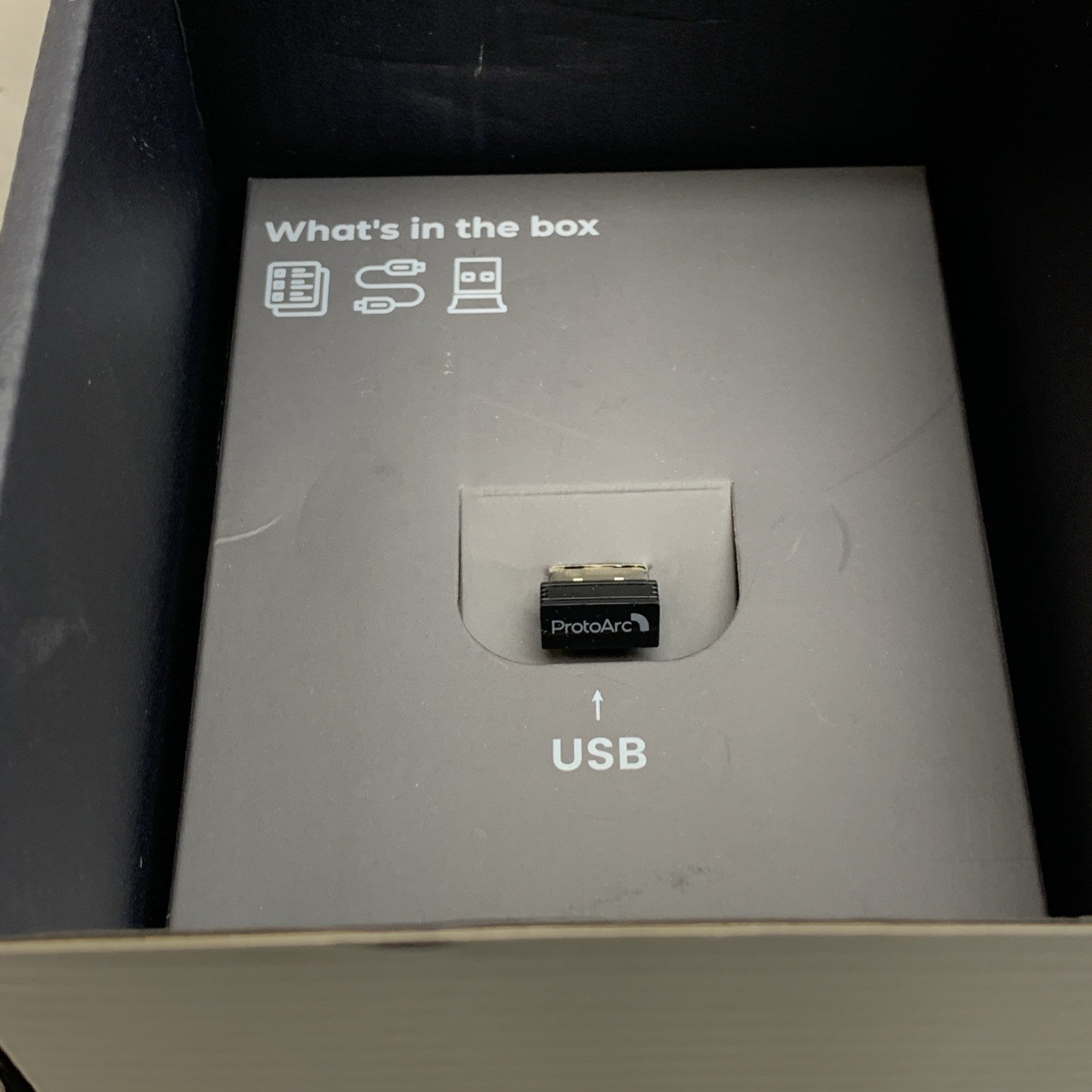 ProtoArc EM01 NL Ergonomic Wireless Trackball Mouse Black for Computer Laptop