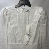Likely Women's Emelynn Dress White Mini Cute 3/4 Sleeve Ruffle Casual Size 4