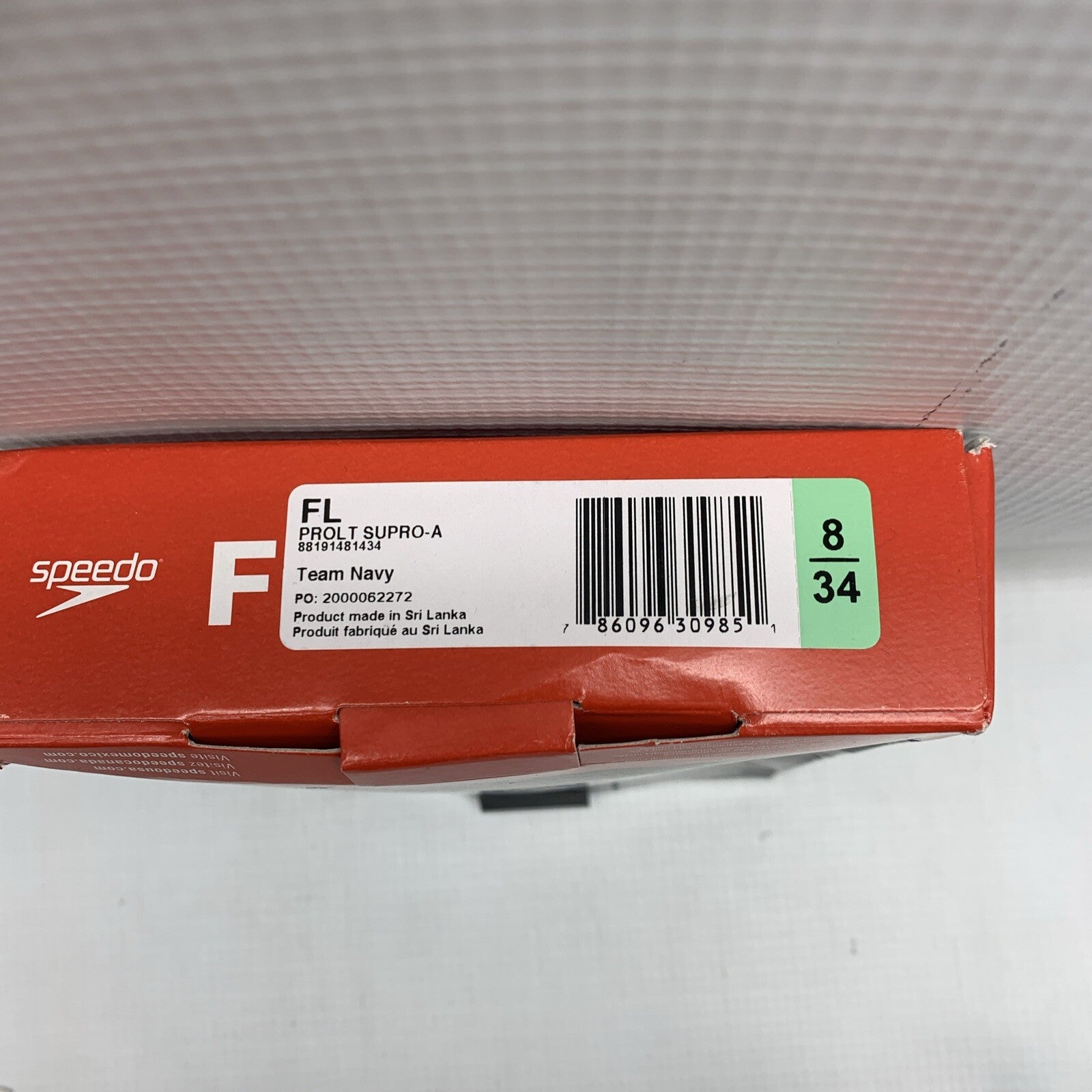 Speedo Women's ProLT Super Pro One Piece Swimsuit Solid Blue Size 8/34 Swimwear