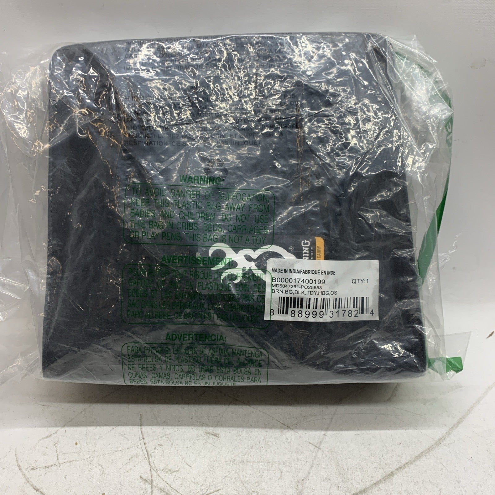 Browning Women's Concealed Carry Purse Handbag Black Zippers Storage Bag Compact