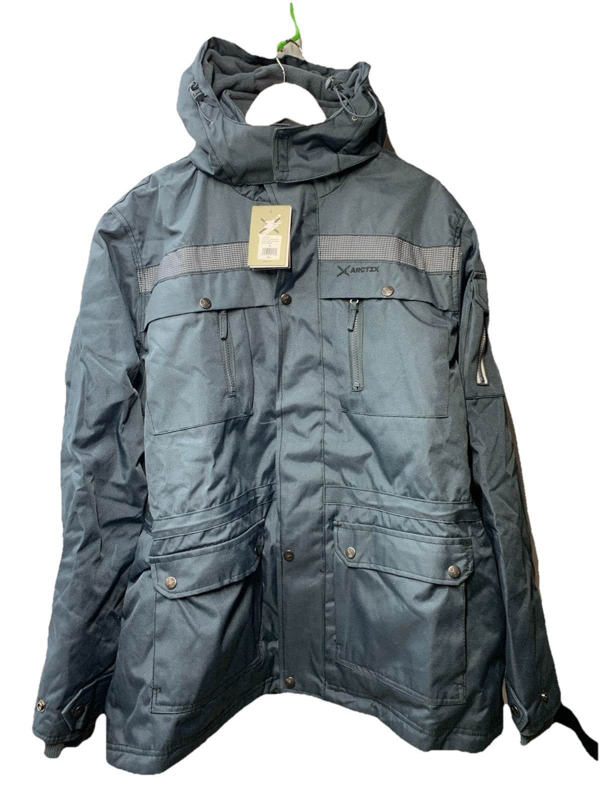 Arctix Men's Performance Tundra Jacket With Added Visibility Size XL, Steel