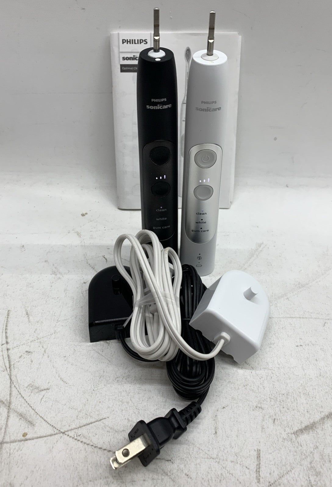 Philips Sonicare PerfectClean Rechargeable Electric Toothbrush FOR PART LOT OF 2