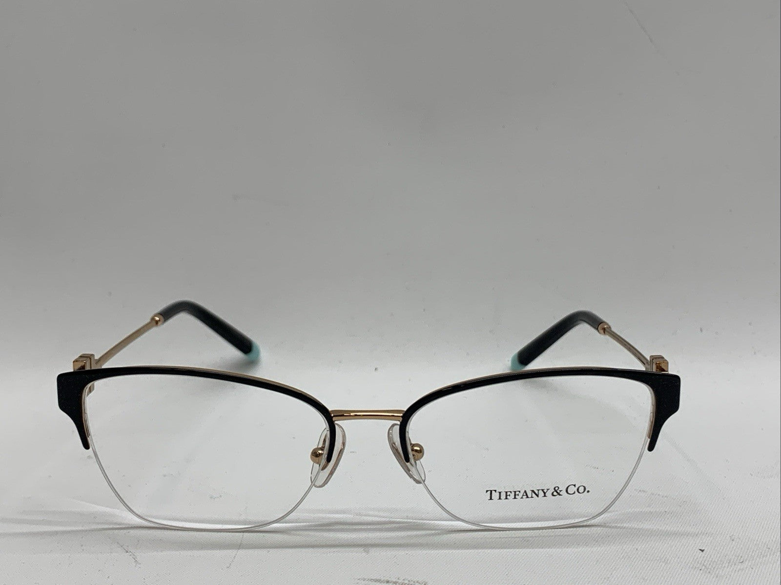 Tiffany & Co Eyeglasses Frames TF1141 6122 Black Rose Gold MOP 54-15-140 Stylish