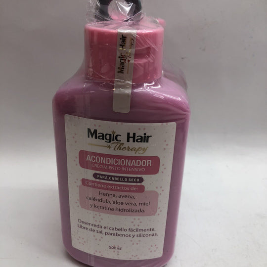 Magic Hair Crecimiento Intensivo Para Cabello Seco Kit + Peineta 2x(17oz-500mL)