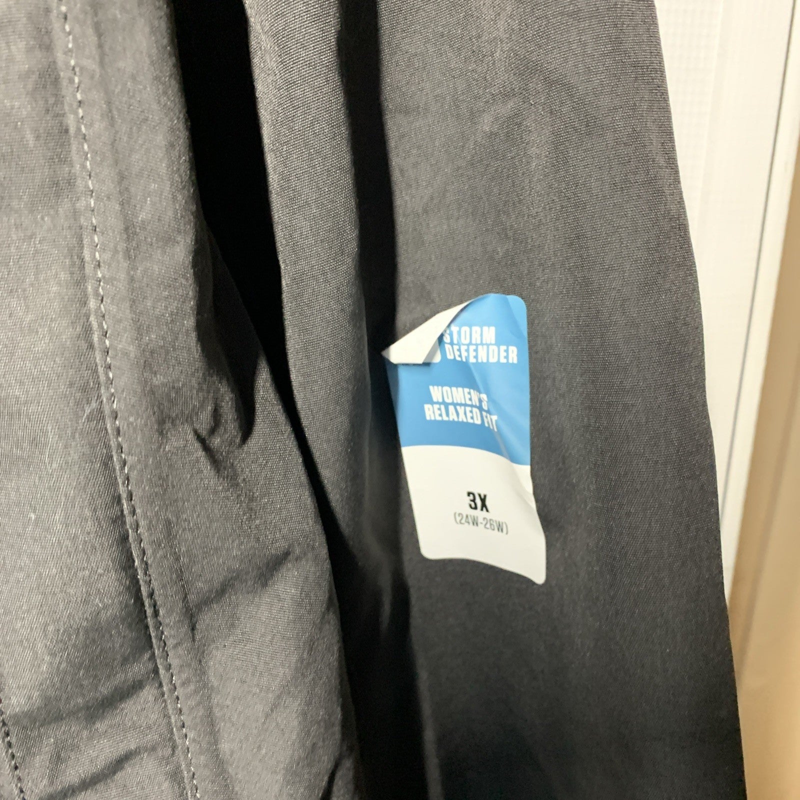 Carhartt Women's Hooded Relaxed Fit Jacket Size 3X (24W-26W) Black Long Sleeve