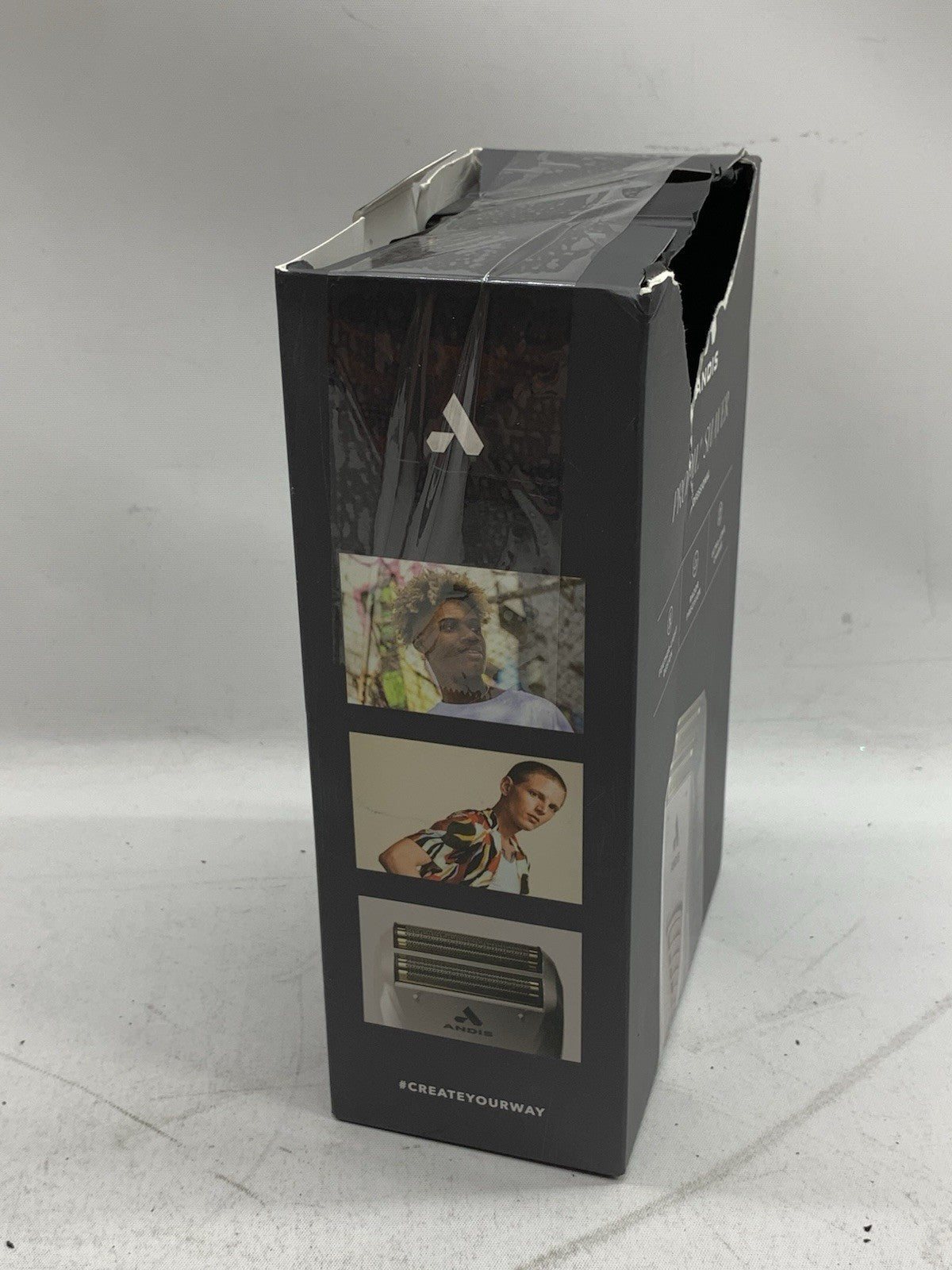 Andis Professional TS-1 Pro Foil Shaver Lithium Titanium with Charger, Gray