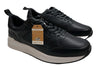 Project Cloud Men Shoe Kurt.A Black/White Size 9 Lace-up Walking Sneaker Casual