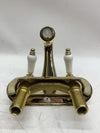 Kingston Brass Restoration KB5612PX Centerset Washerless Faucet w/White Handles