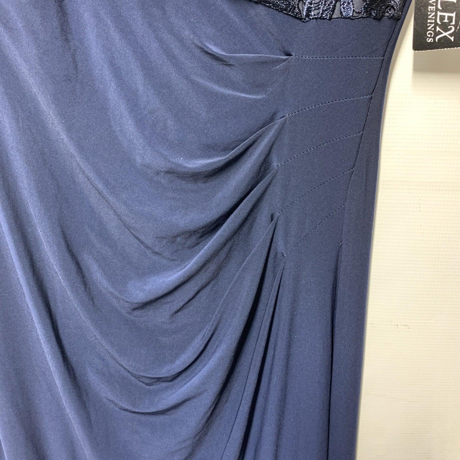 Alex Evenings Cap Sleeve Women's Waist Evening Party Long Dress Cocktail Size 10
