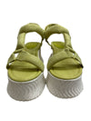 Circus NY by Sam Edelman Venus Platform Wedge Sandals Womens Sz 11M Green Apple