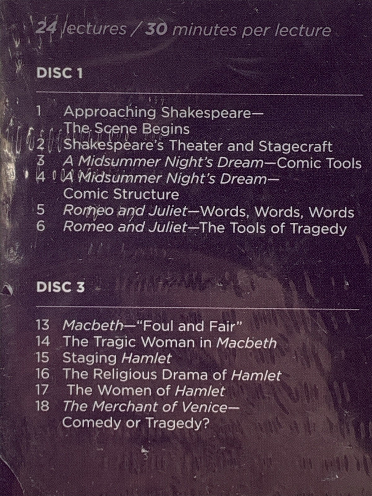 The Great Courses: How to Read and Understand Shakespeare DVD and Guidebook