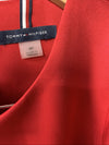 Tommy Hilfiger Casual Sheath Dress with Flutter Sleeves in Scarlet Red Size 6P