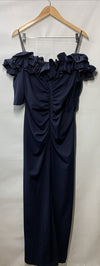 Xscape 3856XW Women's Long Off The Shoulder Scuba Crepe Formal Dress Size 16W