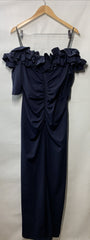 Xscape 3856XW Women's Long Off The Shoulder Scuba Crepe Formal Dress Size 16W