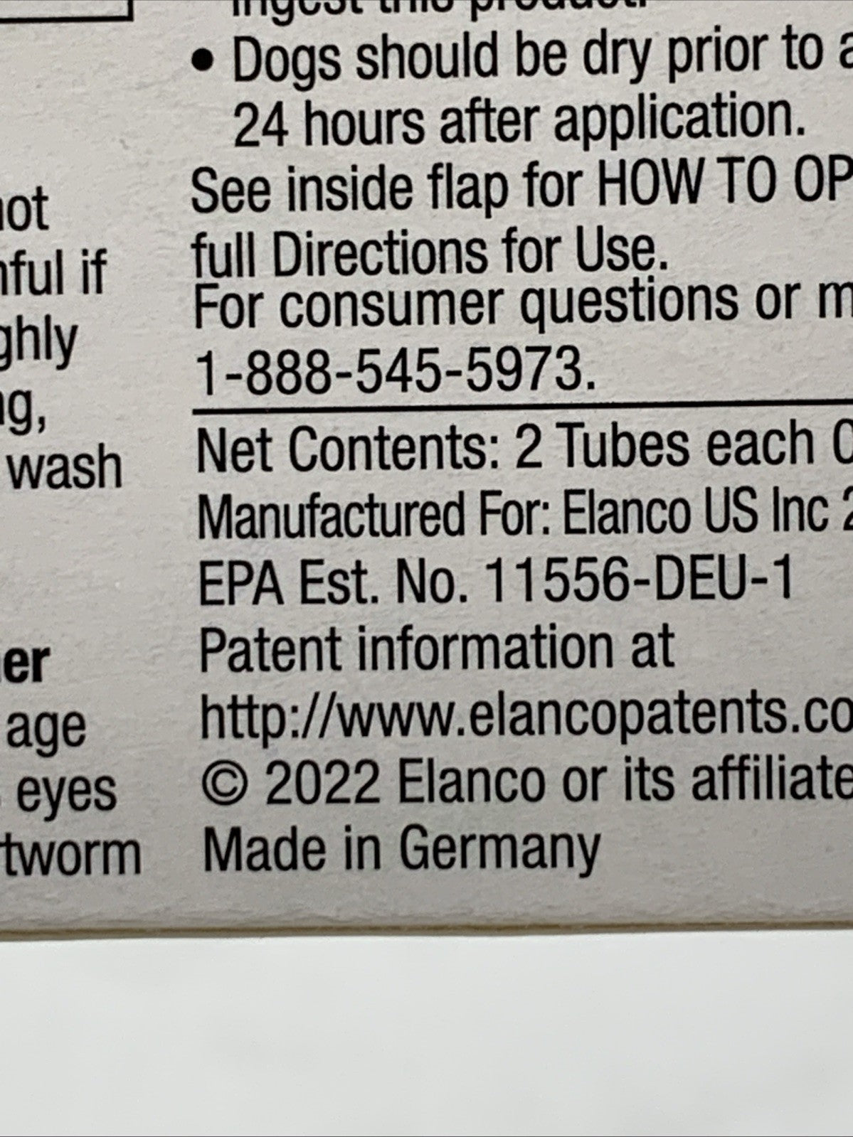 Elanco Dog Flea Treatment K9 Advantix II for XL Dogs Over 55 lbs 2 Monthly Doses