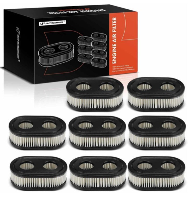 8 Air Cleaner Filters Comptable With Briggs & Stratton Filters 798452 & 593260