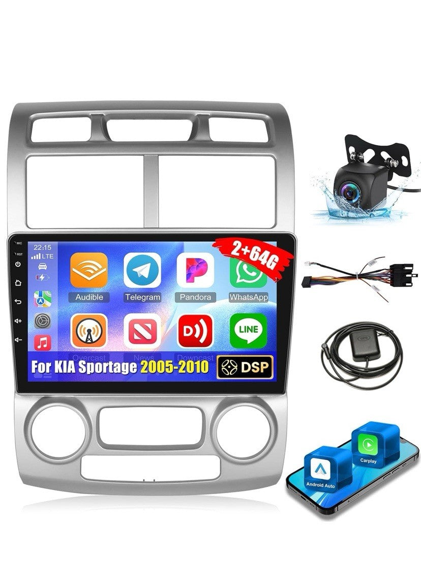 [2+64G] Android 13 Car Stereo for KIA Sportage 2005 2006 2007 2008 2009 2010