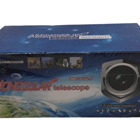 80x100 HD High Powered Monocular Telescope with Smartphone Adapter Hunting Campi