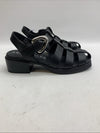 Women Sandals Aerosoles Dapper Sandal 8.5 Black Buckle Low Block Heel Square Toe