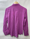 Equipment Women's Slim Signature Long Sleeve Top in Willowherb Size S Collared