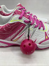 ACACIA Unisex 31-280 Pickleball Shoes Pink/White 9.5 US Women 8 Men’s Lace-up