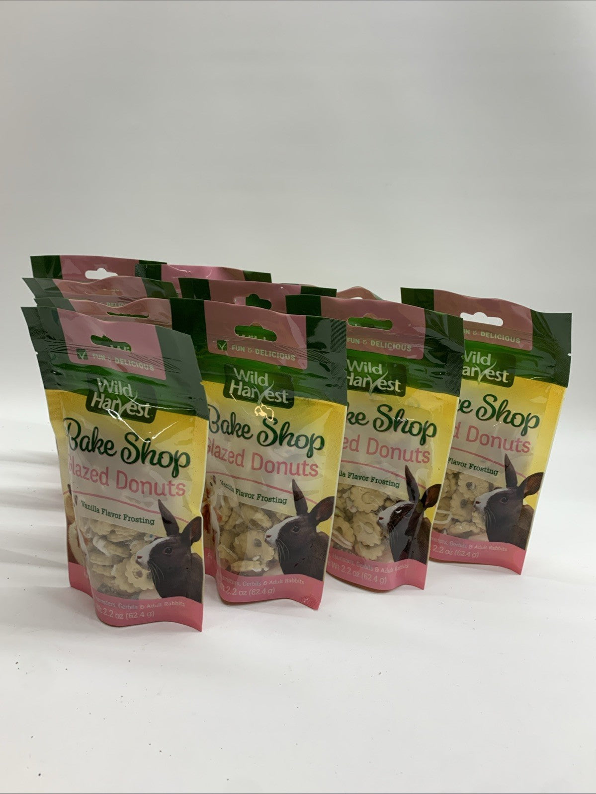 Nutritious Glazed Donut Treats for Guinea Pigs, Hamsters & Rabbits - Lot Of 10