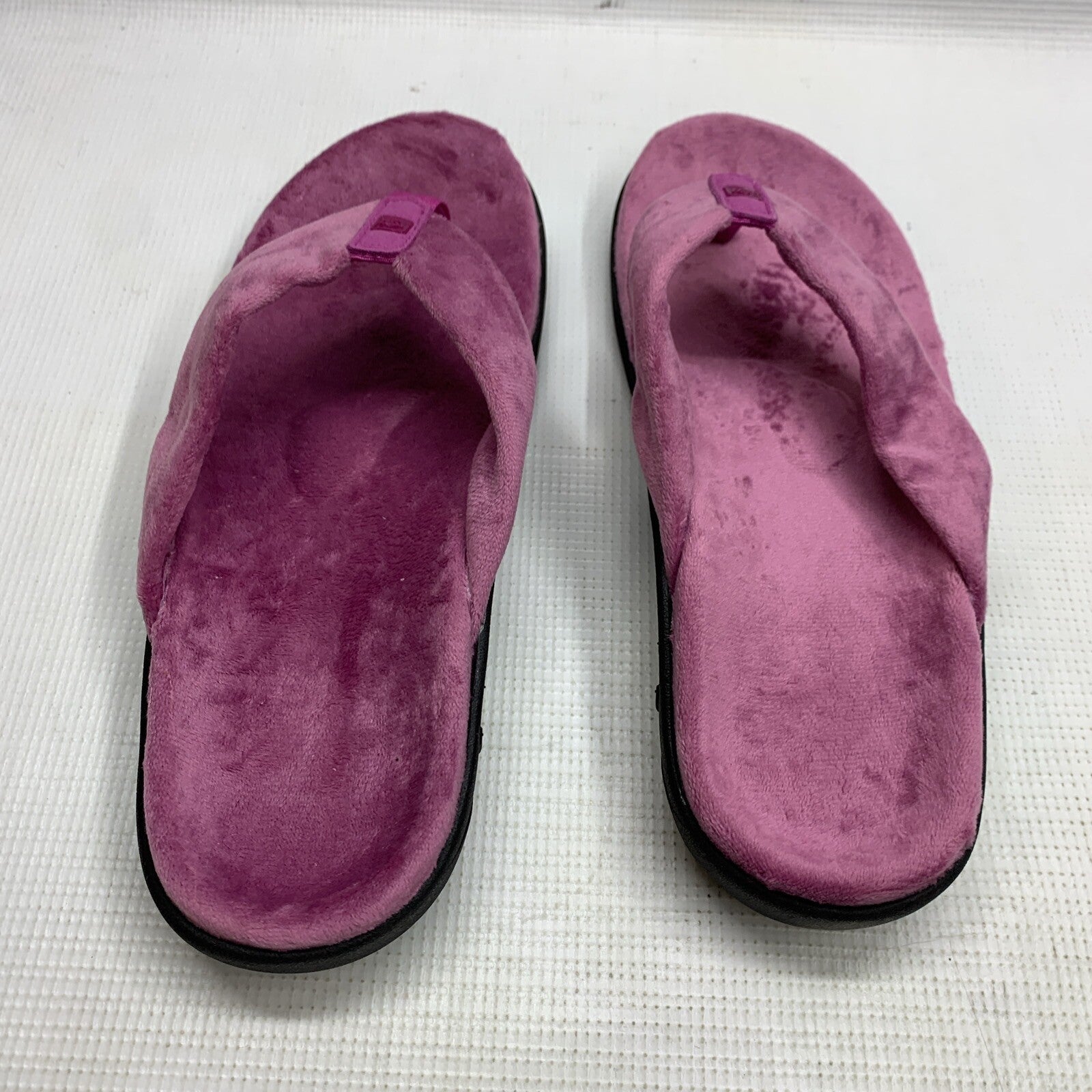 Spenco Women's Victoria Cozy Slipper Berry Pink Size 10D All Man Made Slip-on