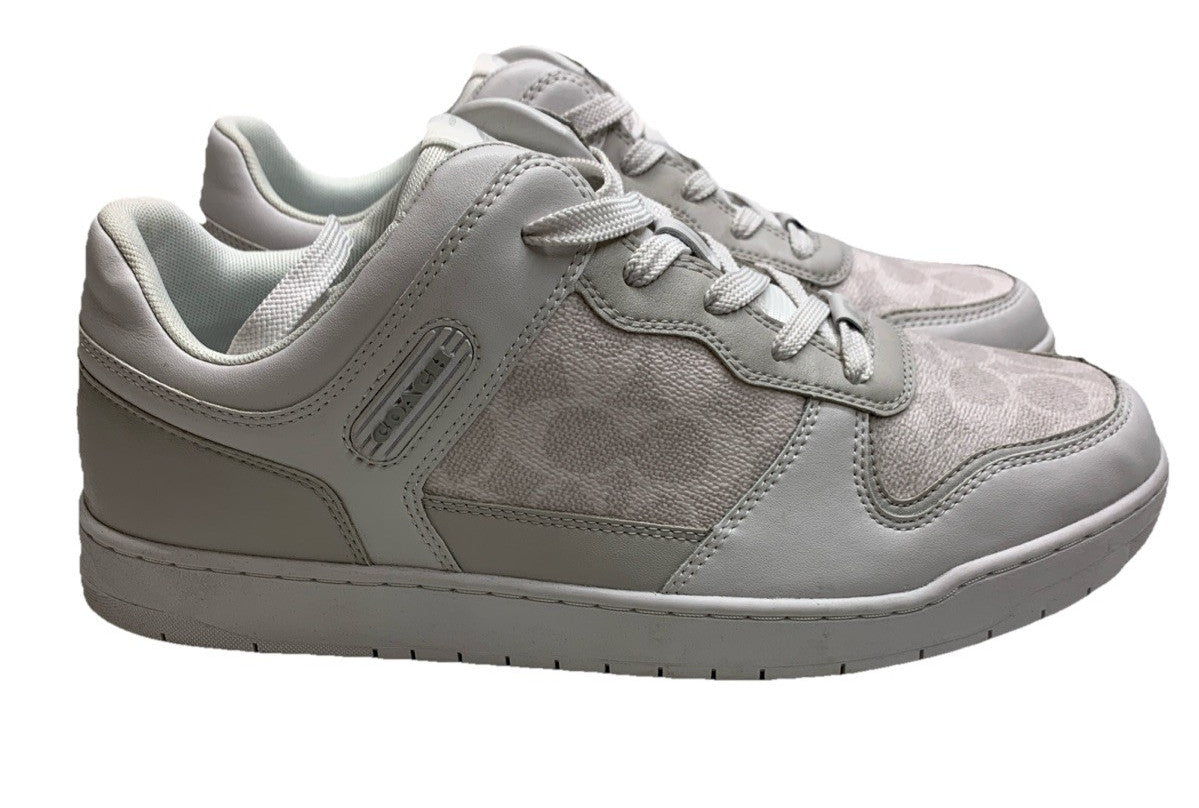 COACH Women’s C201 CR937 Sneakers 11.5D Optic White Lace-up Shoes for Walking