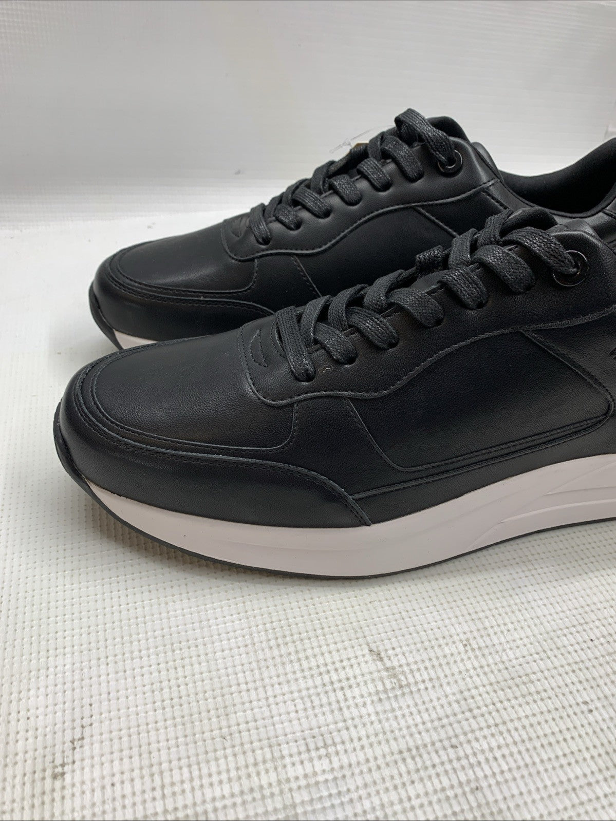 Project Cloud Men Shoe Kurt.A Black/White Size 13 Lace-up Walking Sneaker Casual