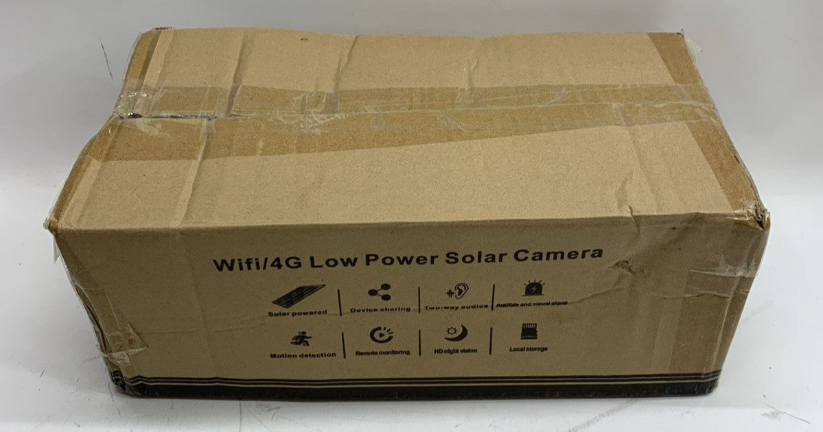 2-pk 4K Solar Security Cameras Wireless Outdoor Battery Powered, 5GHz & 2.4GHz