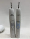 2 Philips Sonicare Optimal Clean Electric Toothbrush HX686W w/Case Charger USED