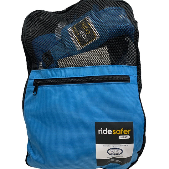 RideSafer Travel Vest JD14301BLB GEN 5 X-LARGE 80-100 lbs Blue Portable Compact