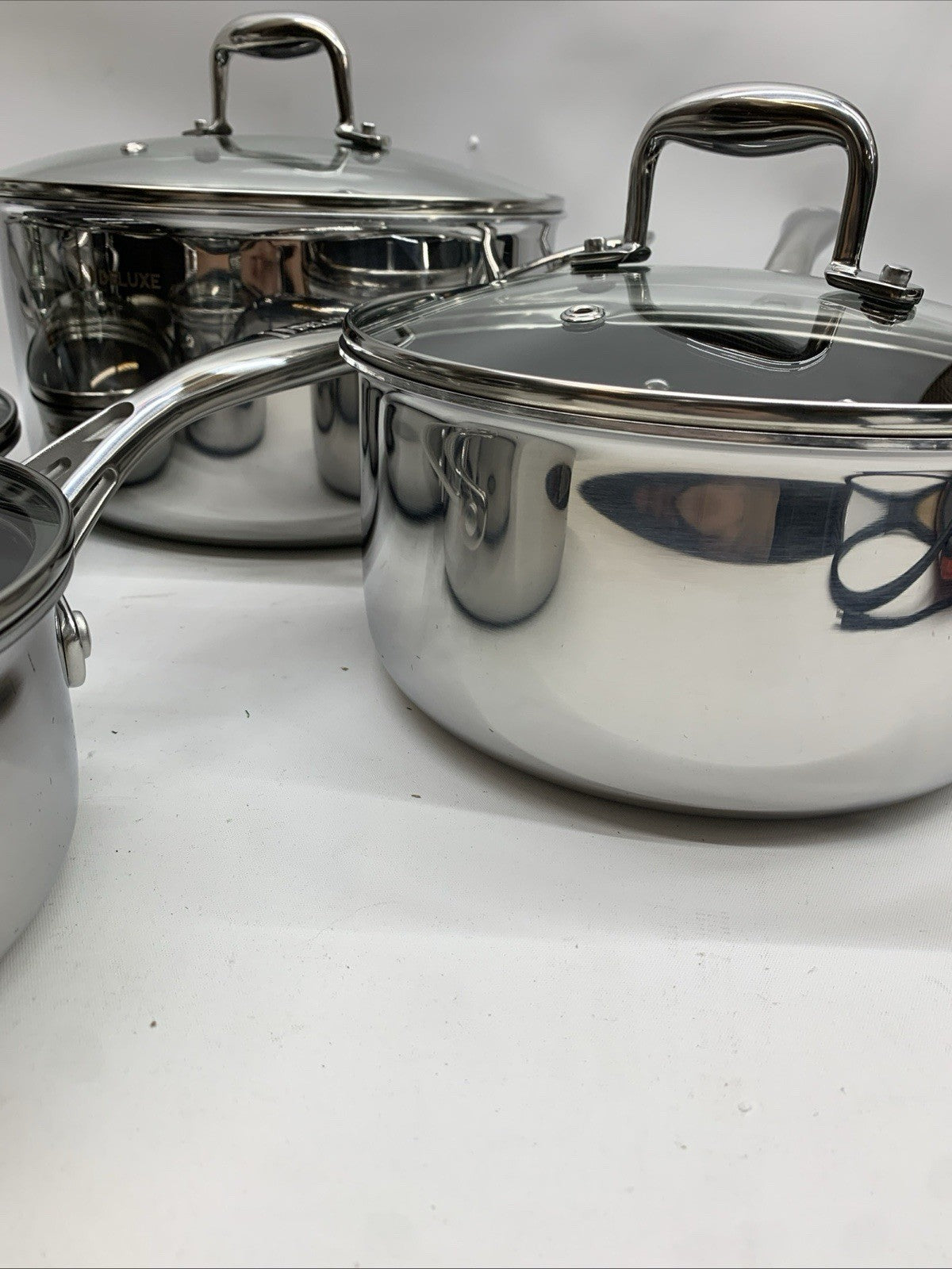 Deluxe 13 Piece Hybrid Ceramic Nonstick Stainless Steel Cookware Set Cooking
