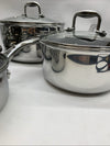 Deluxe 13 Piece Hybrid Ceramic Nonstick Stainless Steel Cookware Set Cooking