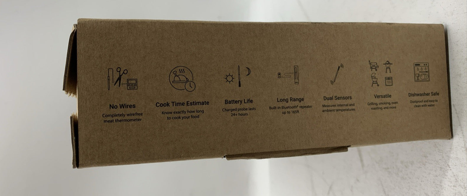 MEATER Plus Wireless Smart Meat Thermometer No-wire Dishwasher Safe Dual Sensor