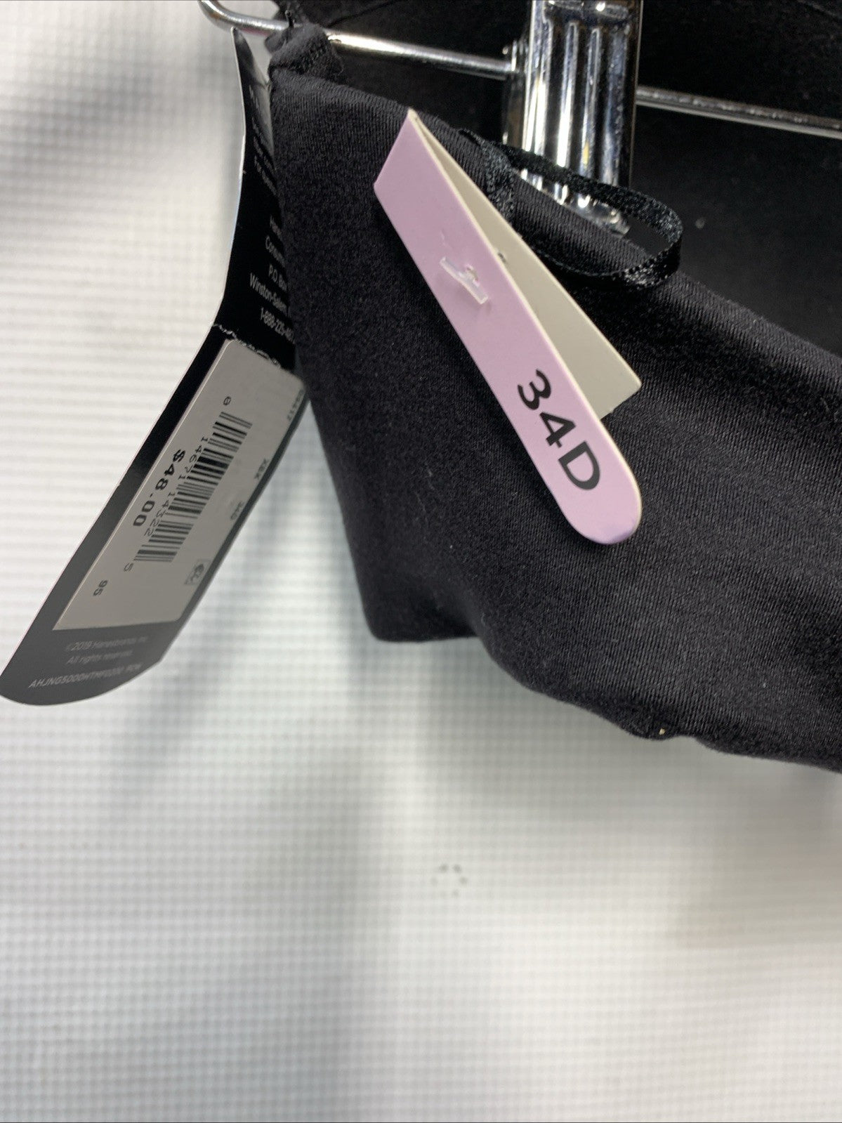 Maidenform 09417 Women's Bra Black 34D Custom Lift Strapless Underwire Padded