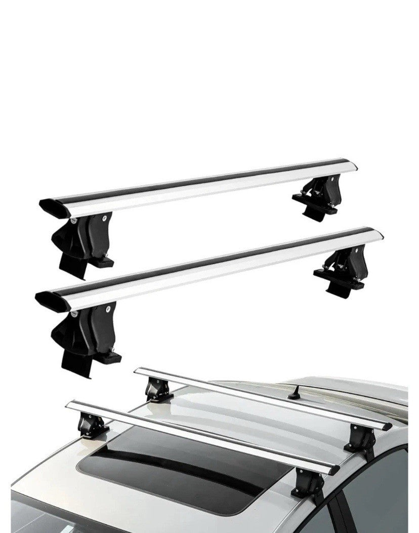 51'' Universal Roof Rack Cross Bars Roof Rack 300 LBS Load Capacity, Lockable