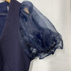 Likely Women's Ari Mini Dress Women's Navy Short Size 10 Back Zipper Navy Blue