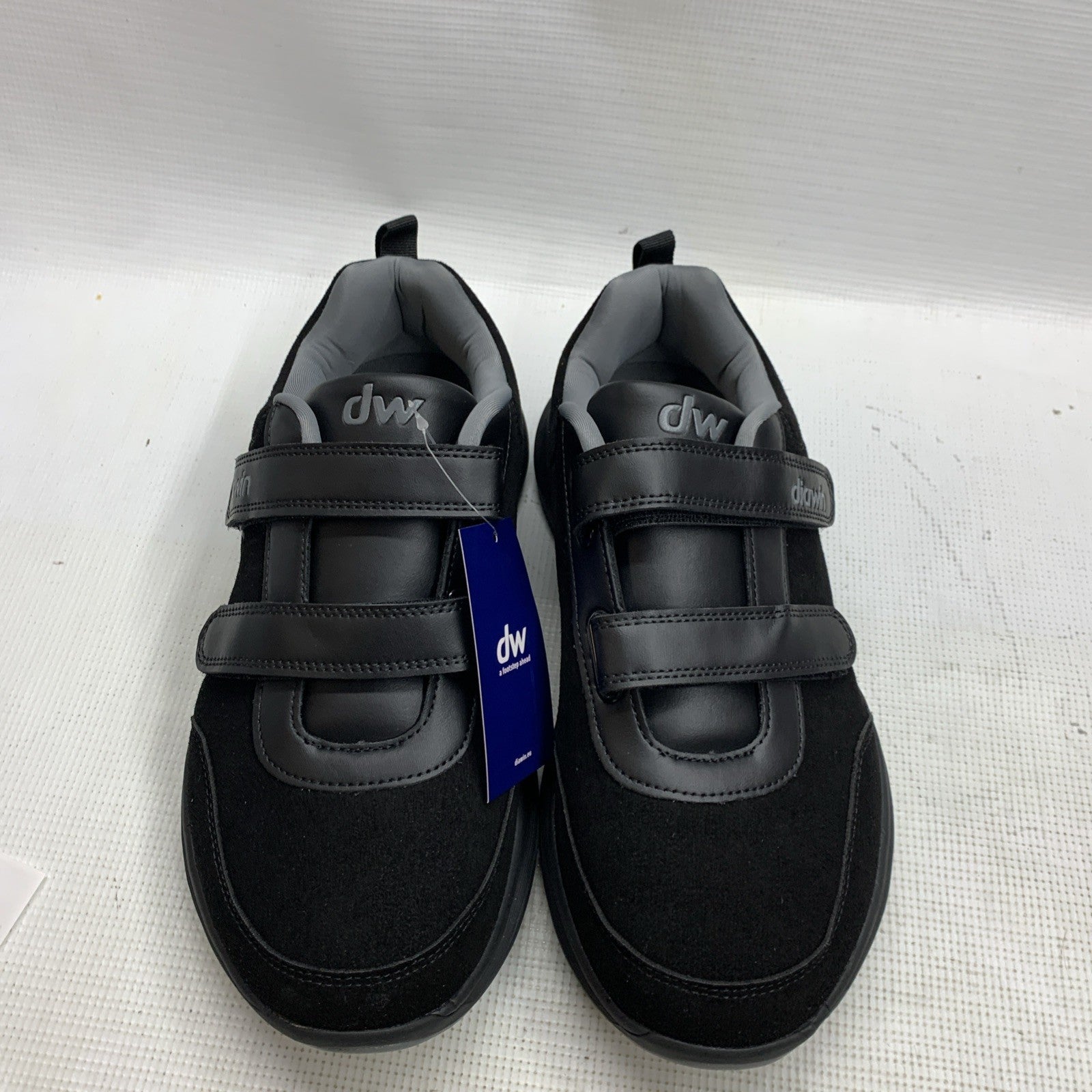 diawin Extra Wide Shoes Walking Running Black Sneaker TM36443 Size M 10 - W 11.5